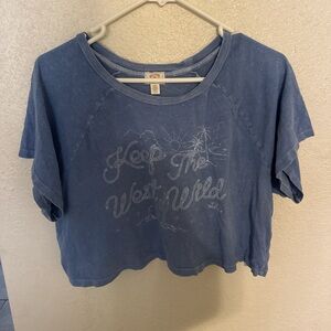 Billabong Blue Graphic Short Sleeve Tee